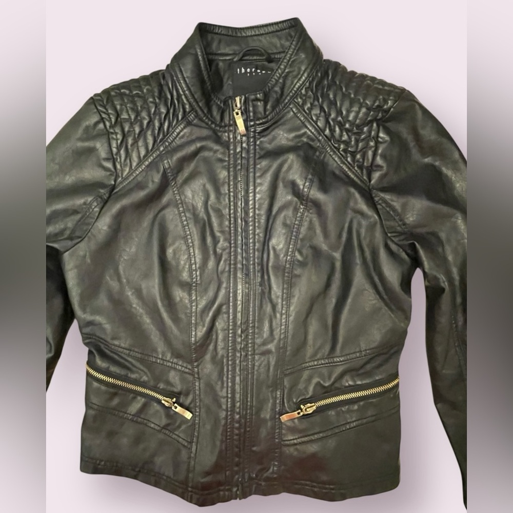 Therapy Faux Leather Jacket - Picture 3 of 13
